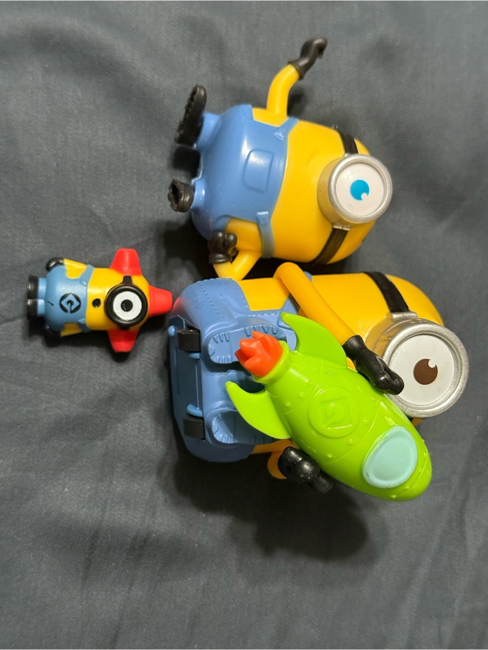 Despicable Me Minions 3 Pc Toy Lot Figures